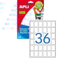 Etiquetas Apli A5 22X32MM refª 1869 c/540 etiq.