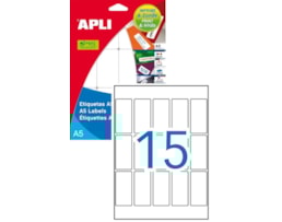 Etiquetas Apli A5 26X54MM refª 1872 c/255 etiq.