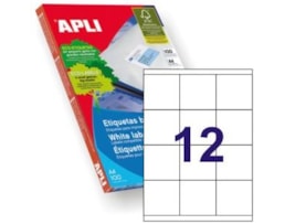 Etiquetas Apli A4, 70x67,7 Cx.100 Fls Ref.012900
