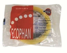 Fita Cola Ecophan 19x66m Transparente