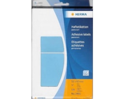 Etiquetas Herma Rect.52x82mm Emb.c/32 Fls Ref 2493 Azul