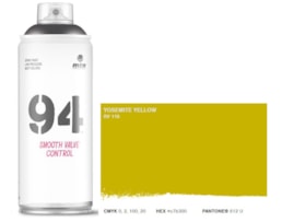 Tinta Spray MTN 94, 400 ml, RV110, Amarelo Yosemite