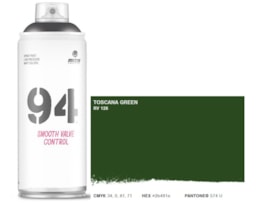 Tinta Spray MTN 94, 400 ml, RV126, Verde Toscana