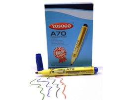 Marcador Yosogo, Permanente, (2,5mm) , Ref.A70, Azul