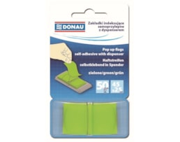 Index Donau 7558, 25X45mm, dispensador c/50 fls (680), Verde