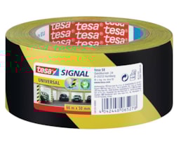 Fita Cola Tesa sinalização 50mmX66m, Ref.58133 (Am/Pt)