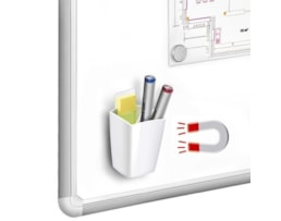 Porta-Lápis CEP, magnético C/78X74X95mm, branco