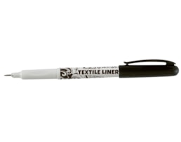 Marcador Centropen Fineliner Textil ref.2639, preto