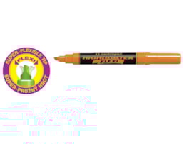 Marcador Centropen, Flexi Fluor, Refª 8542, Laranja