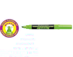 Marcador Centropen, Flexi Fluor, Refª 8542, Verde
