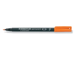 Marcador Staedtler Acetato Lumocolor 318 Fino Laranja