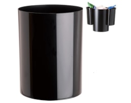 Cestos Papeis p/ reciclagem, Ref. 2000, 17 Litros, Preto