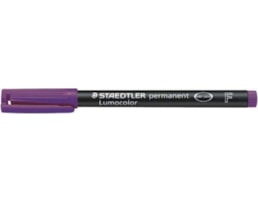 Marcador Staedtler Acetato Lumocolor 318 Fino Violeta