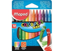 Lapis Cera Maped Colors Peps Ref. 861011, 12 cores