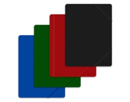 Capa Plastica C/Elastico A4 Office, Ref. 95251, opaco, Azul