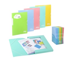 Capa PP Soft, C/Elastico, (255X340), Turquesa