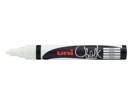 Marcador Uni-Ball, Chalk Marker PWE-5M, Branco