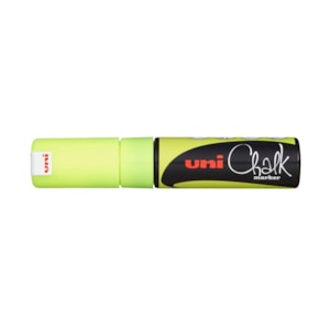 Marcador Uni-Ball, Chalk Marker PWE-8K, Amarelo Fluo
