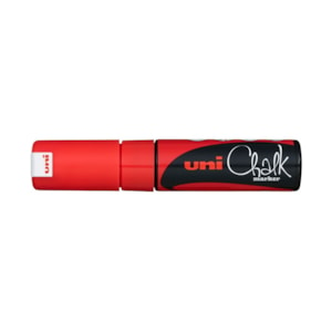 Marcador Uni-Ball, Chalk Marker PWE-8K, Vermelho
