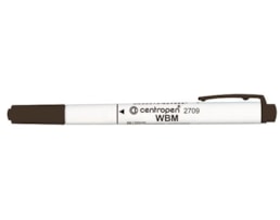 Marcador Centropen Quad. Branco Ref.2709, Preto