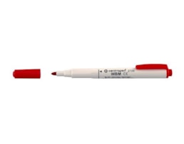 Marcador Centropen Quad. Branco Ref.2709, Encarnado