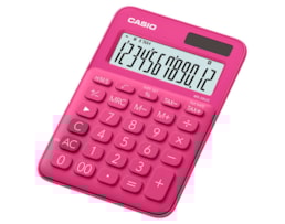 Máquina Calcular Casio MS-20UC -RD, 12 Dig. Vermelho