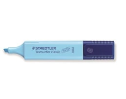 Marcador Fluor. Staedtler, pastel, 364 C305, azul