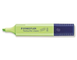 Marcador Fluor. Staedtler, pastel, 364 C530, verde limão