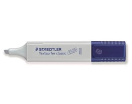 Marcador Fluor. Staedtler, vintage, 364 C820, cinza claro
