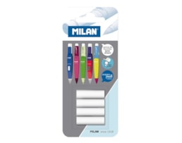 Borracha Milan, Bl. c/4 recargas p/ capsule, Refª BTM102999
