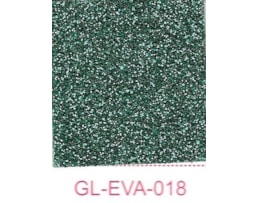 Eva, Espuma Vinilica, 50X70 cm, Glitter, GL-EVA-018, Verde