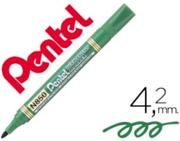 Marcador Pentel N850, Permanente, Verde