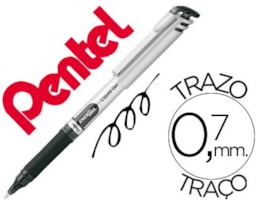 Marcador Roller Pentel Energel 0.7 BL 17, Preto