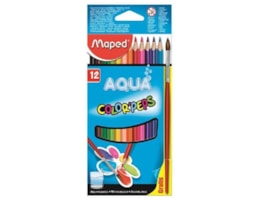 Lápis Cor Maped Peps, Aguarelável, refª 836011, 12 cores