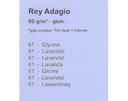 Papel Fotocopia Adagio A4 80g, Lavanda-61, 500Fls.