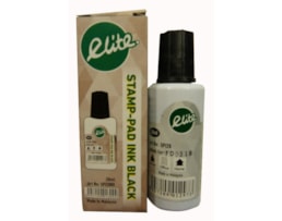 Tinta p/almofada carimbo Elite, 28ml, Preto