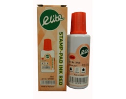 Tinta p/almofada carimbo Elite, 28ml, Vermelho