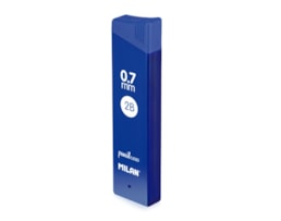 Minas Milan, 0,7mm, 2B, Ref. 1851071412, tubo c/ 12 minas