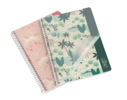 Caderno A4 Ancor, Esp, Capa PP, 80F. Super Light Fant, Quad.
