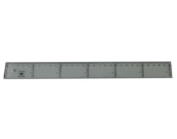Régua plástica DFH Junior c/ 20 Cm