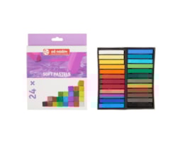 Pastel seco Art Creation, soft pastel , 24 cores
