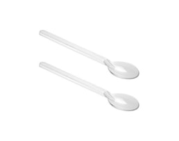 Colher café plástica cristal (pack 2000)