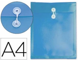 Bolsa PP Porta Documentos, T/ saco, A4, Beautone, 23064, Az.