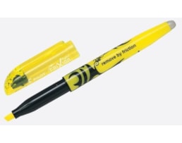 Marcador Fluor. Pilot Frixion SW-FL, removível, amarelo