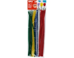 Chenille Apli 6mmX30Cm, R13065, Bl. c/50 tiras sortidas