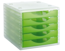 Bloco de 5 Gavetas Archivotec  Refª 4005KWTL, Kiwi Transl.