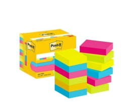 Blocos Post It 38x51mm Ref.653 Energetic, Pack c/12X100Fls