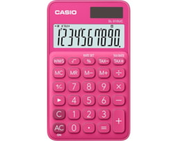 Máquina Calcular Casio SL-310UC -RD, 10 Dig. Vermelho