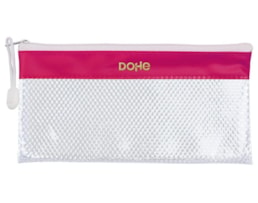 Bolsa PVC 0,25mm, Dohe 91227, c/fecho zip, DL, Banda Rosa