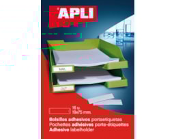 Porta Etiqueta 19x75 APli 2615 cart. c/ 16 etiquetas